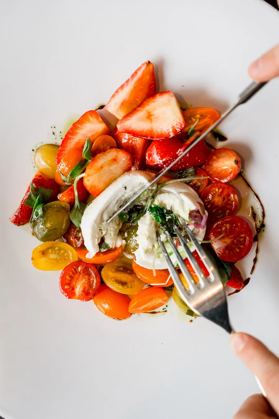 L'Osso — Burrata & heirloom tomato